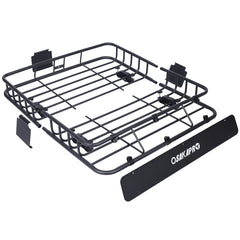 Rooftop Cargo Carrier Basket Motoring Roof Rack,Top Mount Roof Rack 43 black steel