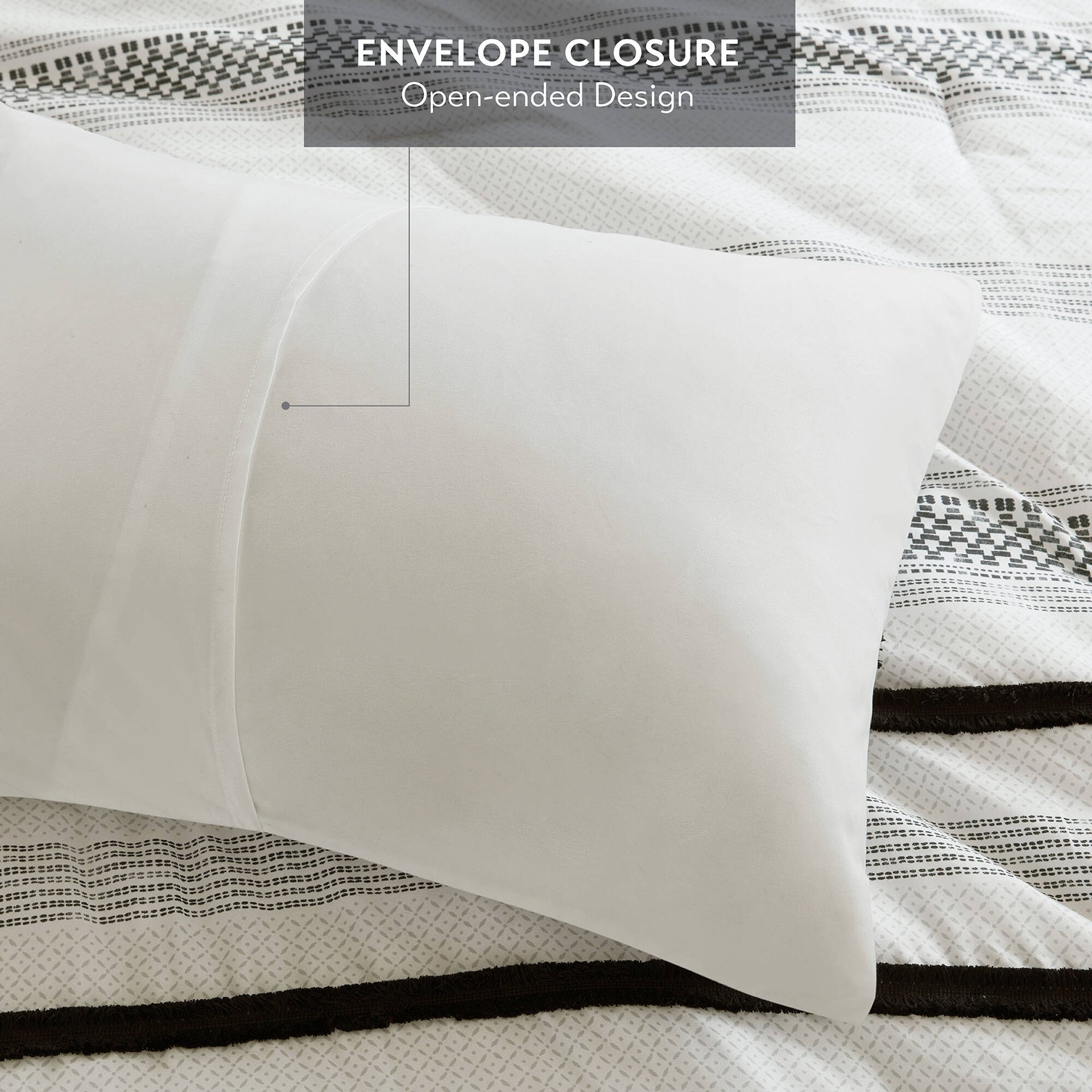 7 Piece Stripe Comforter and Quilt Set-King/Cal King