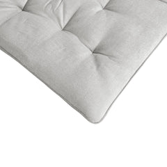 Poly Chenille Lounge Floor Pillow Cushion Grey 27" x 74"