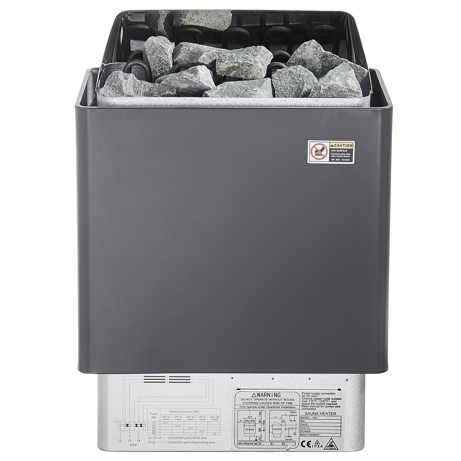 Sauna Heater, 9KW 220V Electric Sauna Stove, Steam Bath Sauna Heater with External Digital Controller, 3h Timer and Adjustable Temp for Max. 317-459 Cubic Feet, Home Hotel Spa Shower Use