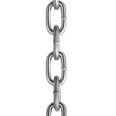 Grade 30 Chain 3/16 Inch by 100Ft Length Grade 30 Proof Coil Chain Zinc Plated Grade 30 Chain for Towing Logging Agriculture and Guard Rails