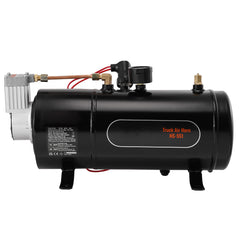 12V Air Compressor with Tank 0.8 Gallon/3 L, Train Horn Air Compressor, 120 psi Working Pressure Onboard Air Compressor System for Train Air Horns, Inflating Tires, Air Mattresses