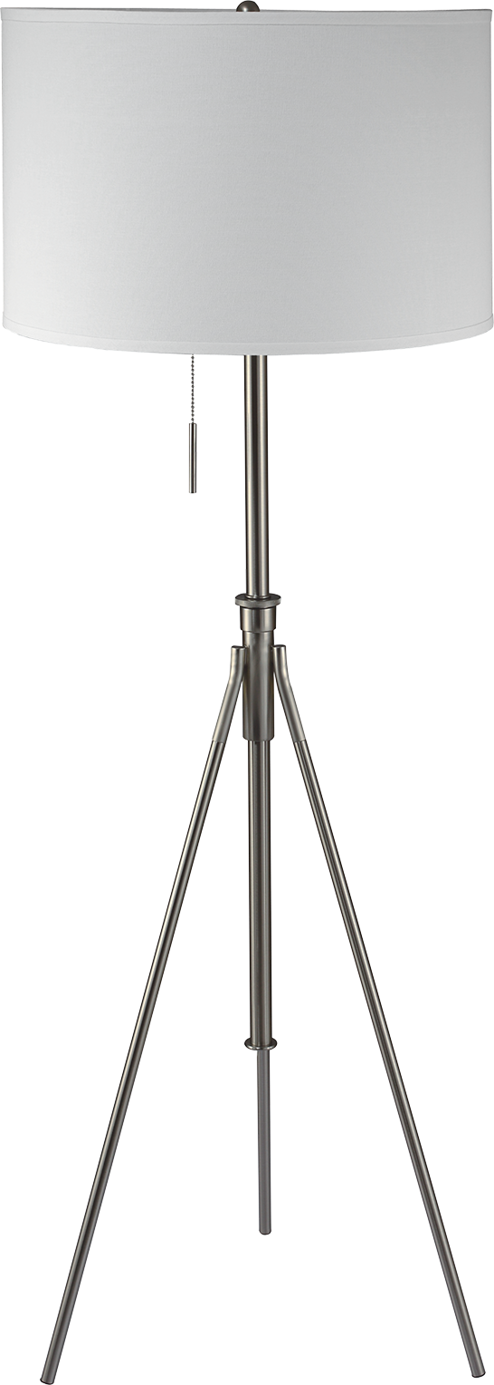 58" - 72"H Adjustable Tripod Floor w/ KD Shade (1PCS/CTN)   (1.78/9.9)
