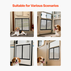 RV Screen Door Protector 22.5 x 20 inch Door Grille Easy to Install Disassemble