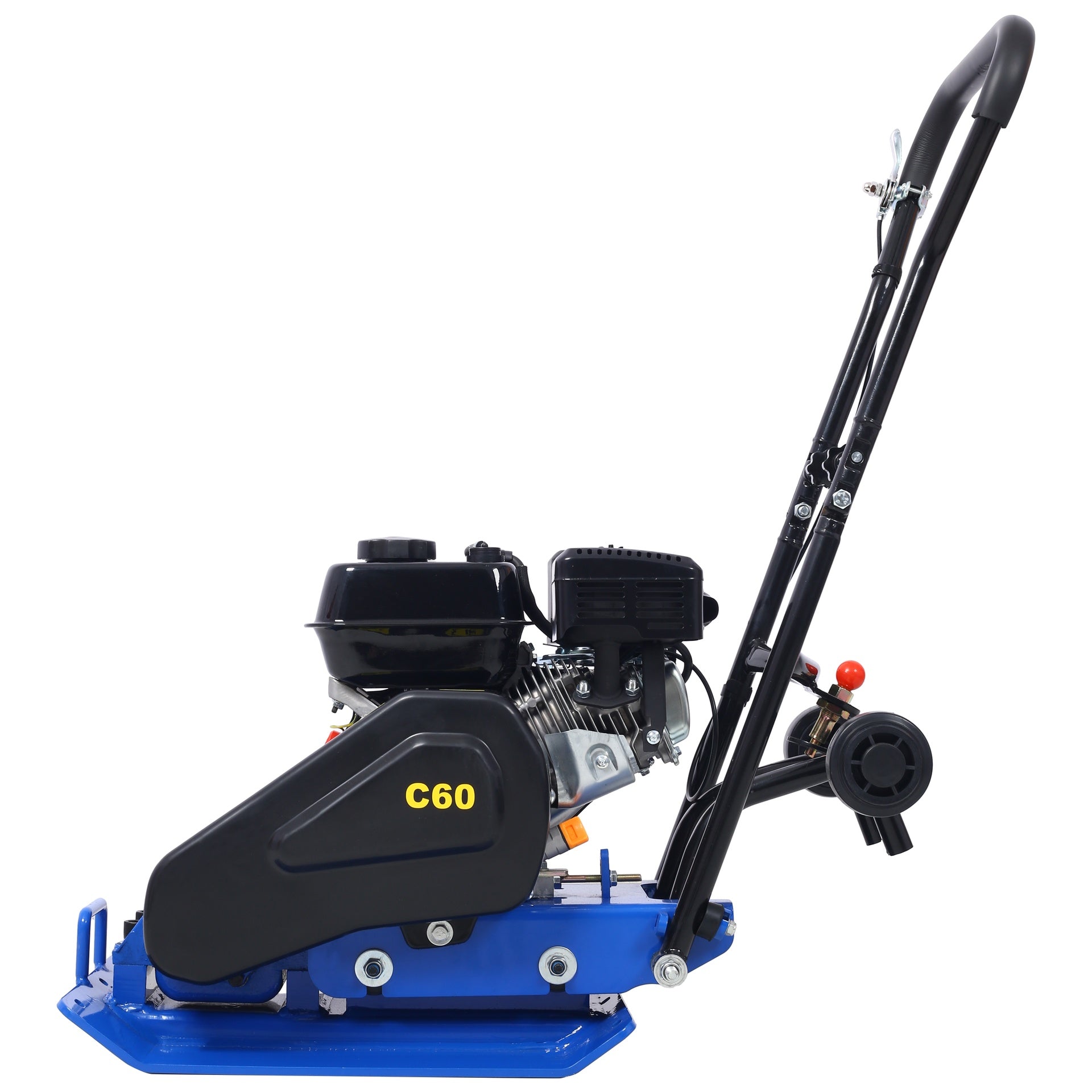 212cc 7.0HP  5600VPM  Gas Vibration Compaction Force 20 x 14 inch Plate Compactor w/Built-in Wheel,EPA compliant