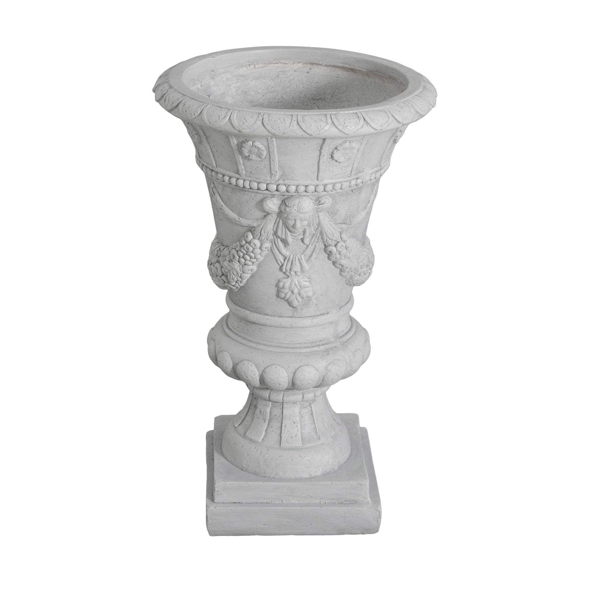 MGO Garden Urn, Light Grey, 23.75'' H