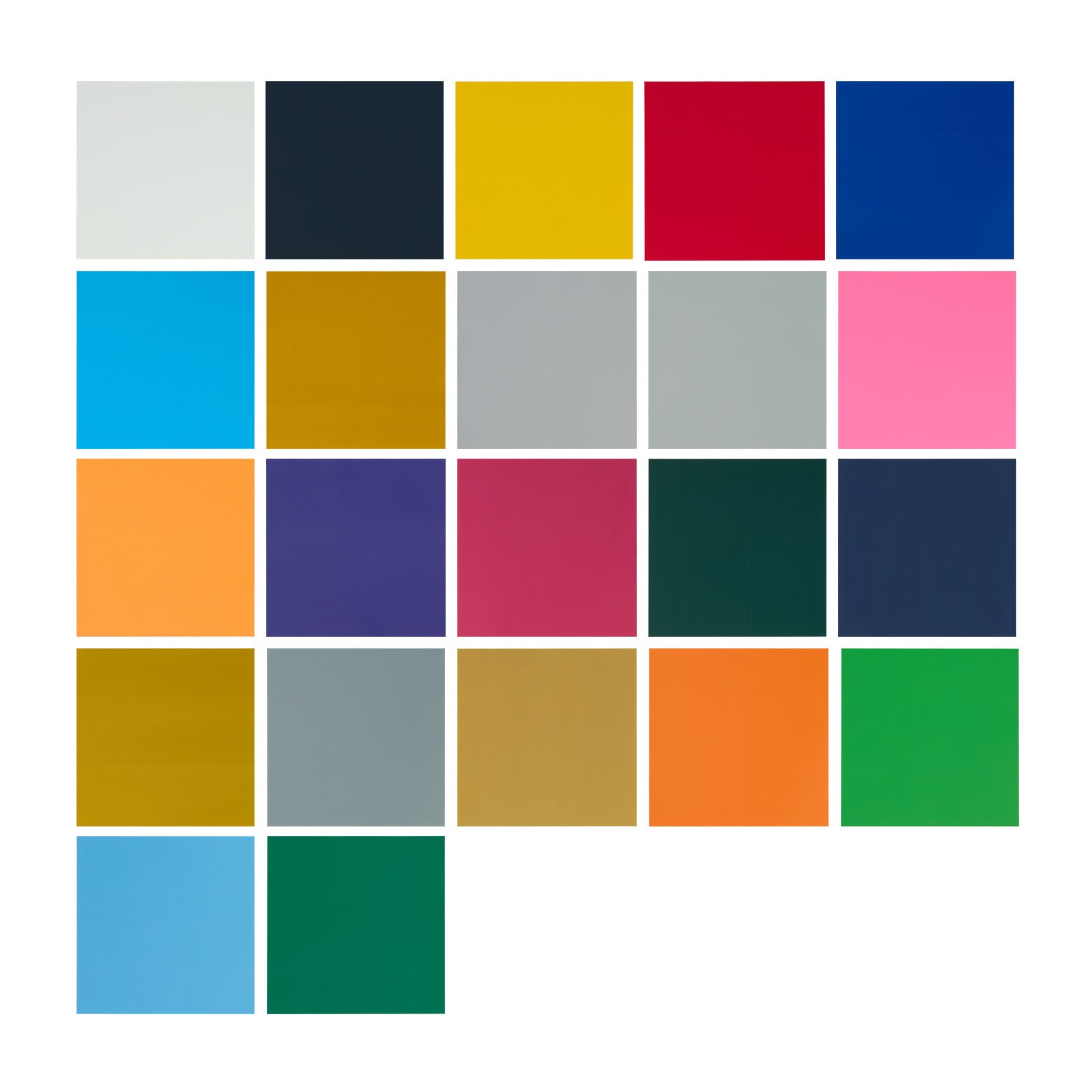 Heat Transfer Vinyl HTV Iron on Vinyl Bundle 50 Pack 12 x 12 in Multicolor