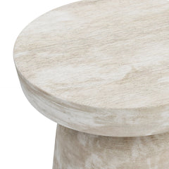 Robbie - Accent Table - Distressed White Wash