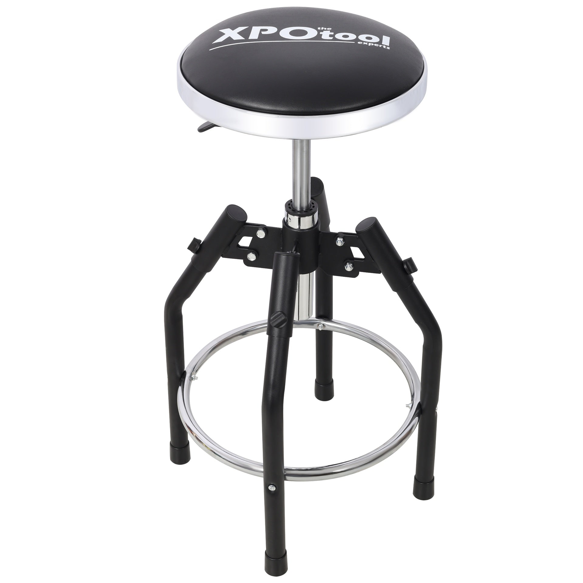 Heavy Duty Adjustable Hydraulic Shop Stool,Adjustable Mechanic Stool,Foot Rest Stool,360° Swivel
