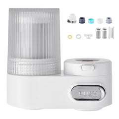 Faucet Mount Water Filters Sink Water Purifier for Kitchen White Vertical