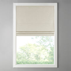 Printed Faux Silk Room Darkening Cordless Roman Shade