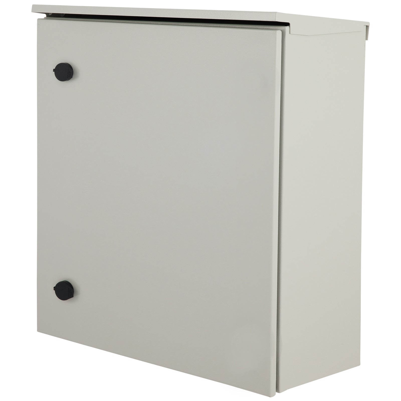 Electrical Enclosure, 24x24x12in, Tested to UL Standards NEMA 4 Outdoor Enclosure, IP65 Waterproof & Dustproof Cold-Rolled Carbon Steel Hinged Junction Box for Outdoor Indoor Use, with Rain Hood