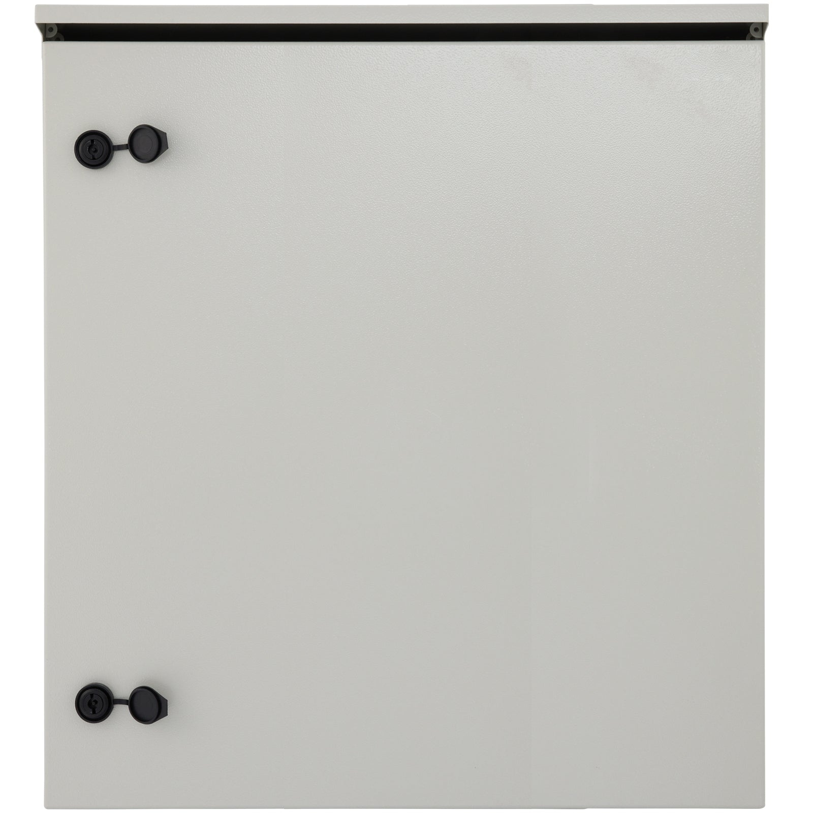 Electrical Enclosure, 24x24x12in, Tested to UL Standards NEMA 4 Outdoor Enclosure, IP65 Waterproof & Dustproof Cold-Rolled Carbon Steel Hinged Junction Box for Outdoor Indoor Use, with Rain Hood