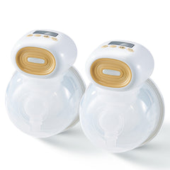 Breast Pump, Wearable Electric Breast Pumps Hands Free, 4 Mode & 12 Levels, 300mmHg Strong Suction, Ultra-Quiet Rechargeable Portable Breastfeeding Pump with LED Display, 24mm Insert/28mm Flange