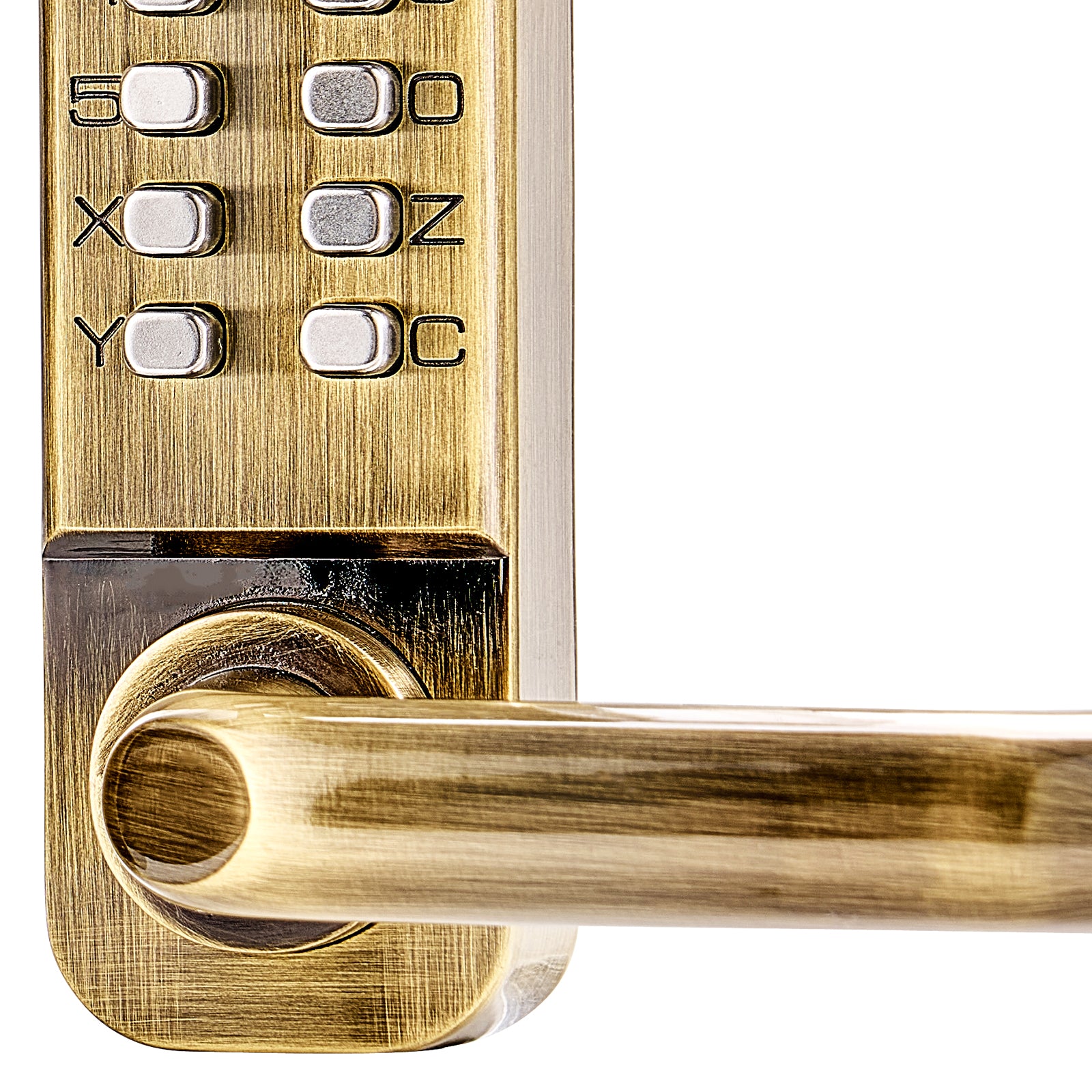 Mechanical Keyless Entry Door Lock 14 Key Mechanical Door Lock for Outdoor Fence