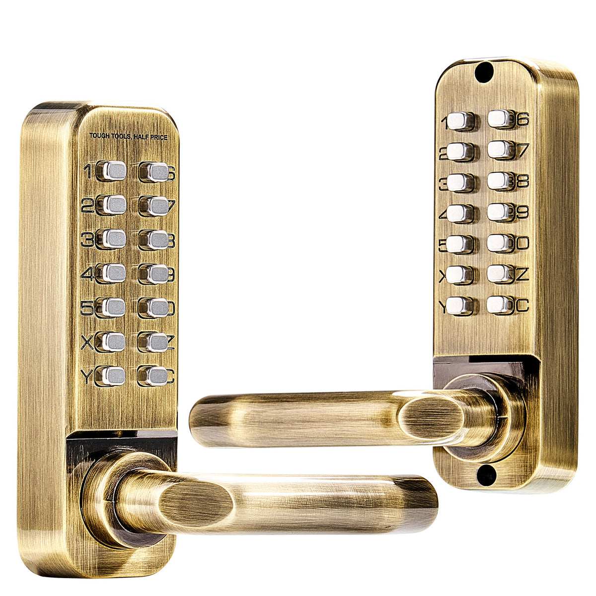 Mechanical Keyless Entry Door Lock 14 Key Mechanical Door Lock for Outdoor Fence