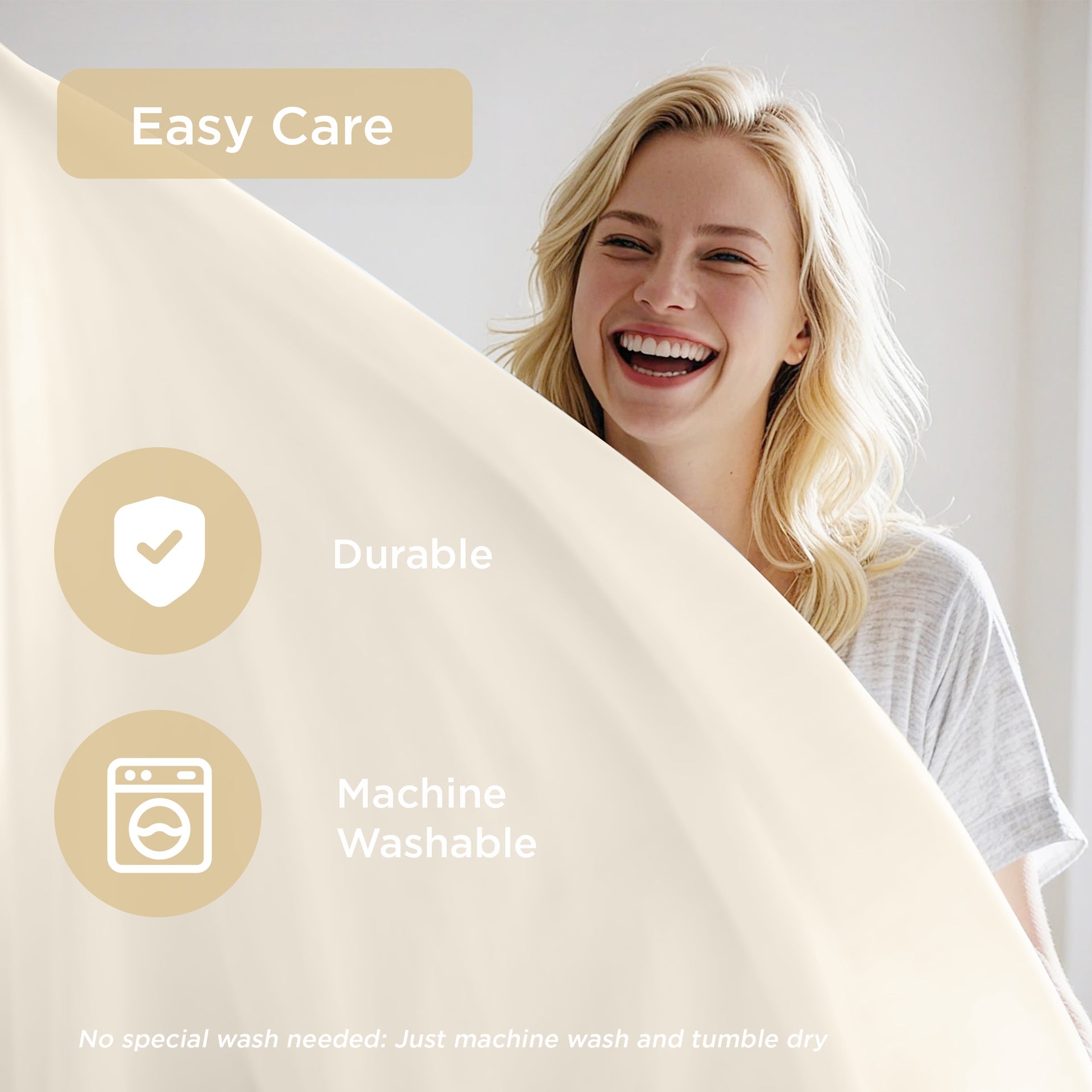 3-Piece King Cooling 3pc Sheet Set,Ivory