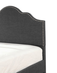 Gray Full Upholstered Bed