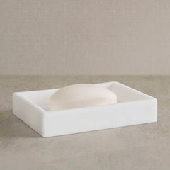 One Size Bath Accessories set, Frosted White