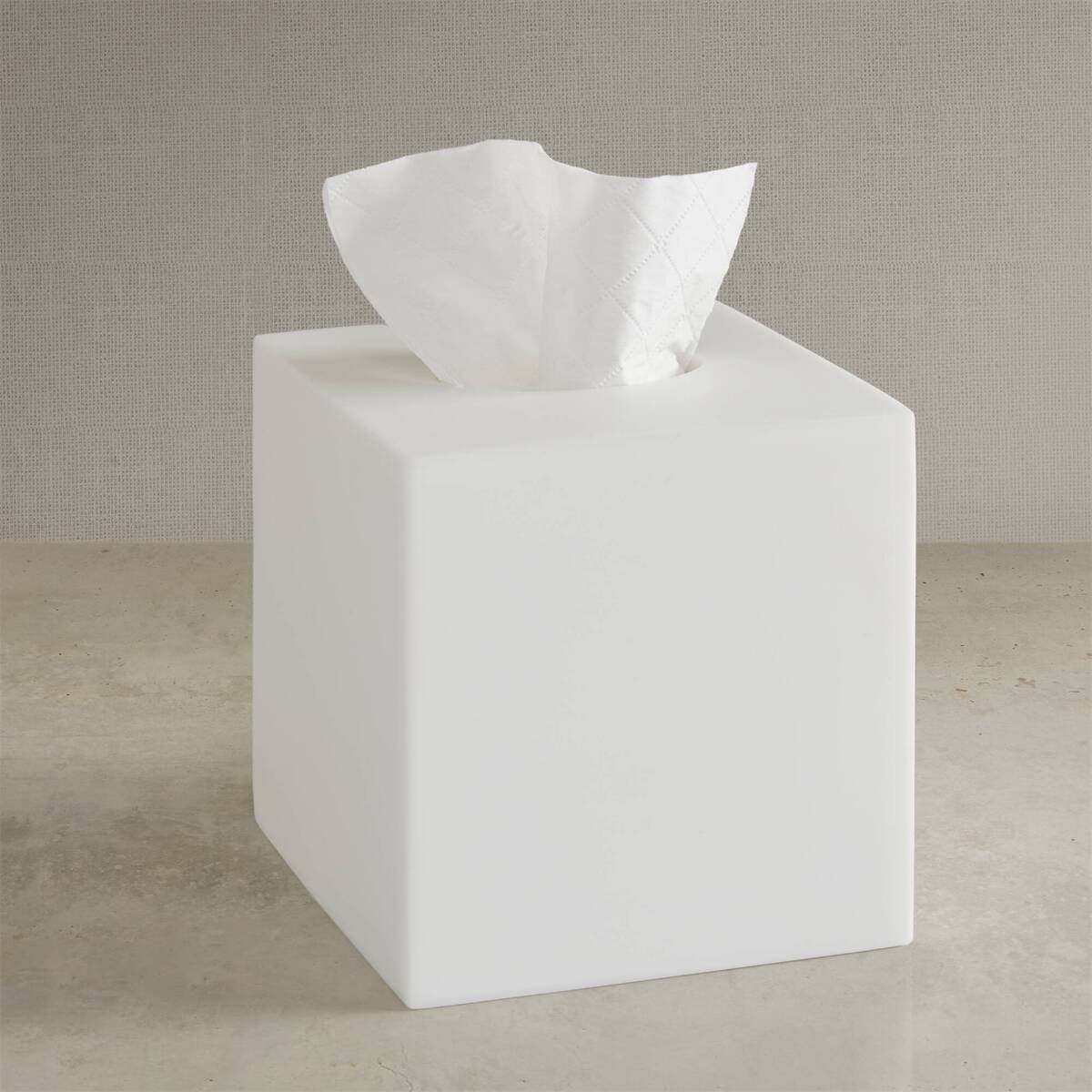 One Size Bath Accessories set, Frosted White