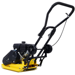 2.5HP Plate Compactor Gas 79.7cc 8200N Force Construction Concrete Tamper Machine Power Paver 19.3 x 12.6" Plate,EPA compliant