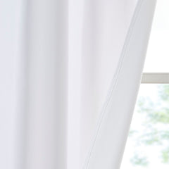 Basketweave Room Darkening Curtain Panel Pair(2 Pcs Window Panels)