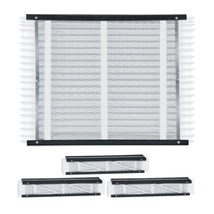 Air Filters MERV 13 Electrostatic Pleated HVAC Furnace Filter 4-Pack 20 x 25 x 4