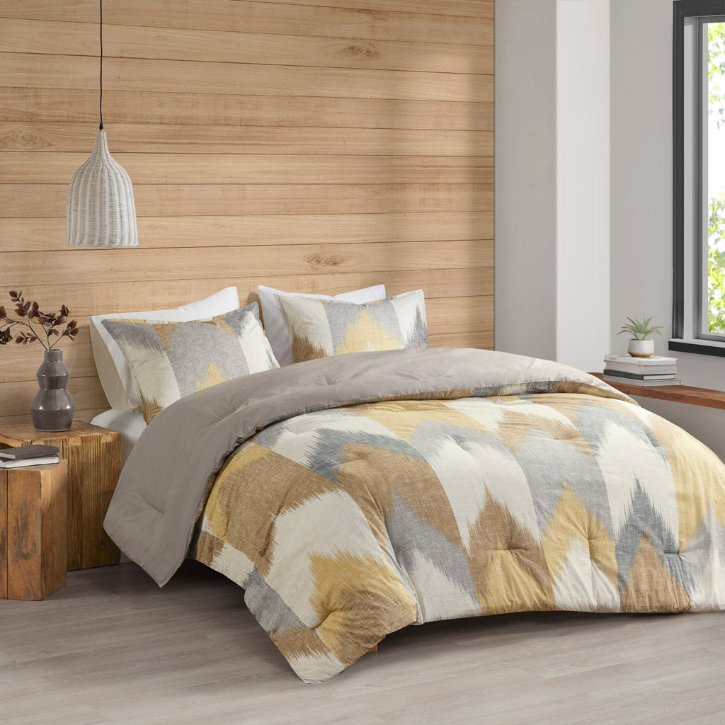 King/Cal King 3 Piece Comforter Mini Set