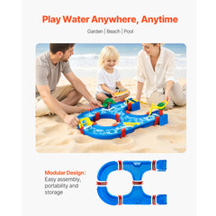 Water Table for Toddlers Kids Activity Play Waterway for 3+ Years Boy Girl