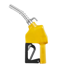 3/4-Inch NPT Automatic Fuel Nozzle, Max Flow Rate 11.8 GPM, Auto Shut Off Diesel Gas Pump Nozzle with 3-Speed Trigger Lock & 0.78 in (OD=20 mm) Spout for Gasoline, Diesel, Kerosene, Yellow
