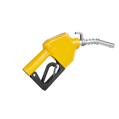 3/4-Inch NPT Automatic Fuel Nozzle, Max Flow Rate 11.8 GPM, Auto Shut Off Diesel Gas Pump Nozzle with 3-Speed Trigger Lock & 0.78 in (OD=20 mm) Spout for Gasoline, Diesel, Kerosene, Yellow