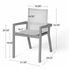 BELFAST DINING CHAIR,Set of 2,Teak Frame+ Beige Textile