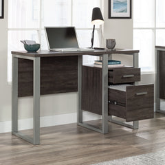 Desk with Drawer and Productivity Design, Dark Brown finish