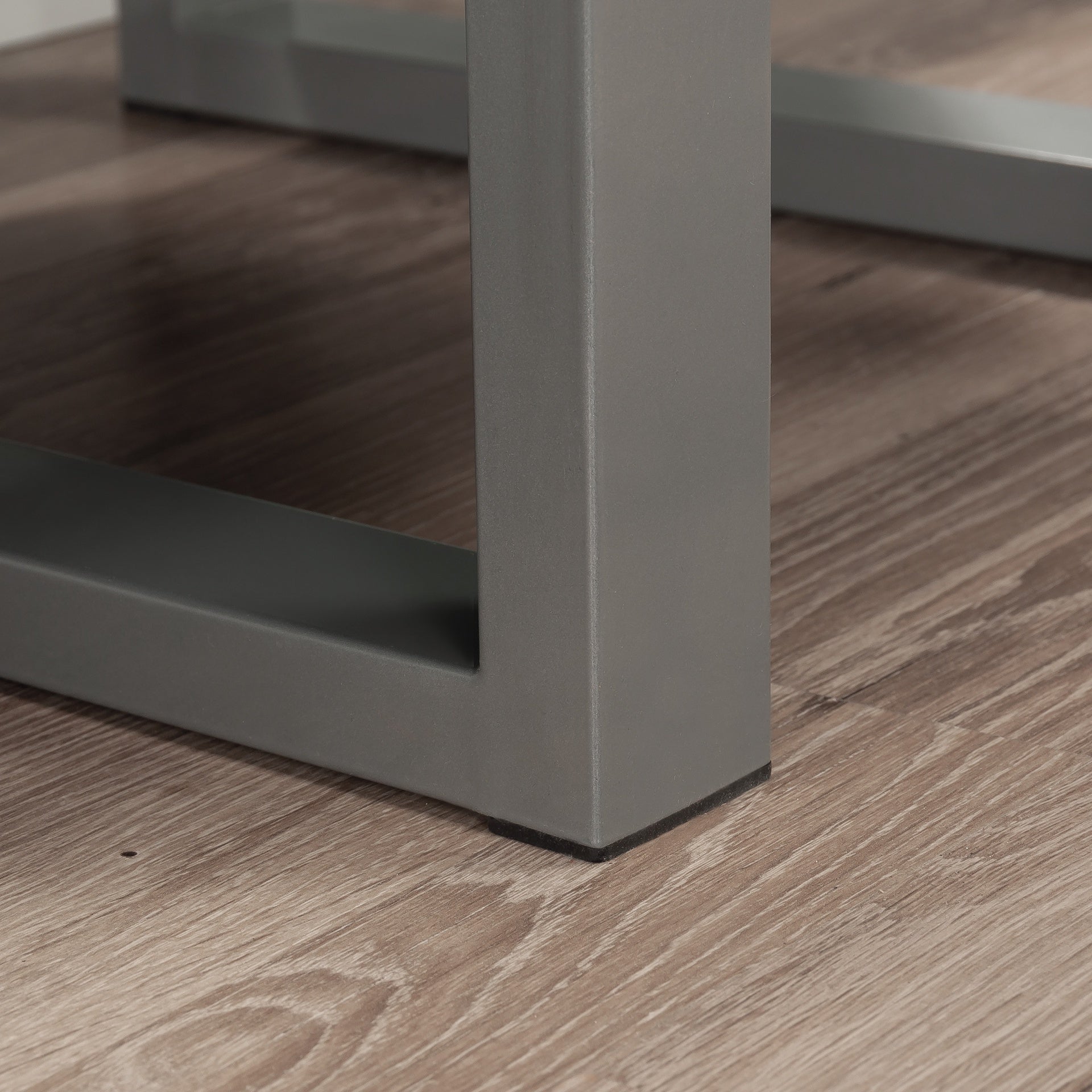Desk with Drawer and Productivity Design, Dark Brown finish
