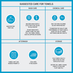 6 Piece Jacquard Towel Set