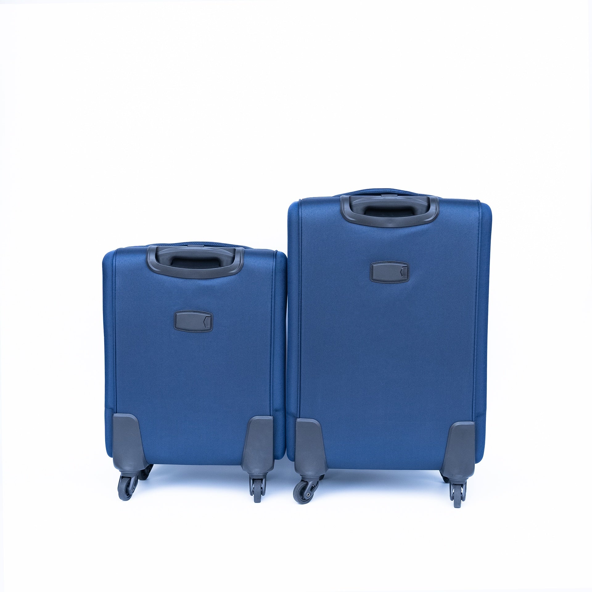 Two-piece suitcase suitcase set Oxford trolley case without password lock universal wheel BLUE