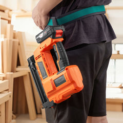 Cordless Brad Nailer, 18 Gauge, 20V Battery Powered Nail Gun, with 500 pcs Nails, 2.0 Ah Li-ion Battery and Charger, Adjustable Nailing Depth, for Home Improvement, Woodworking, DIY Project