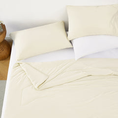 1-Piece 108x90" Cooling DA Comforter,Ivory