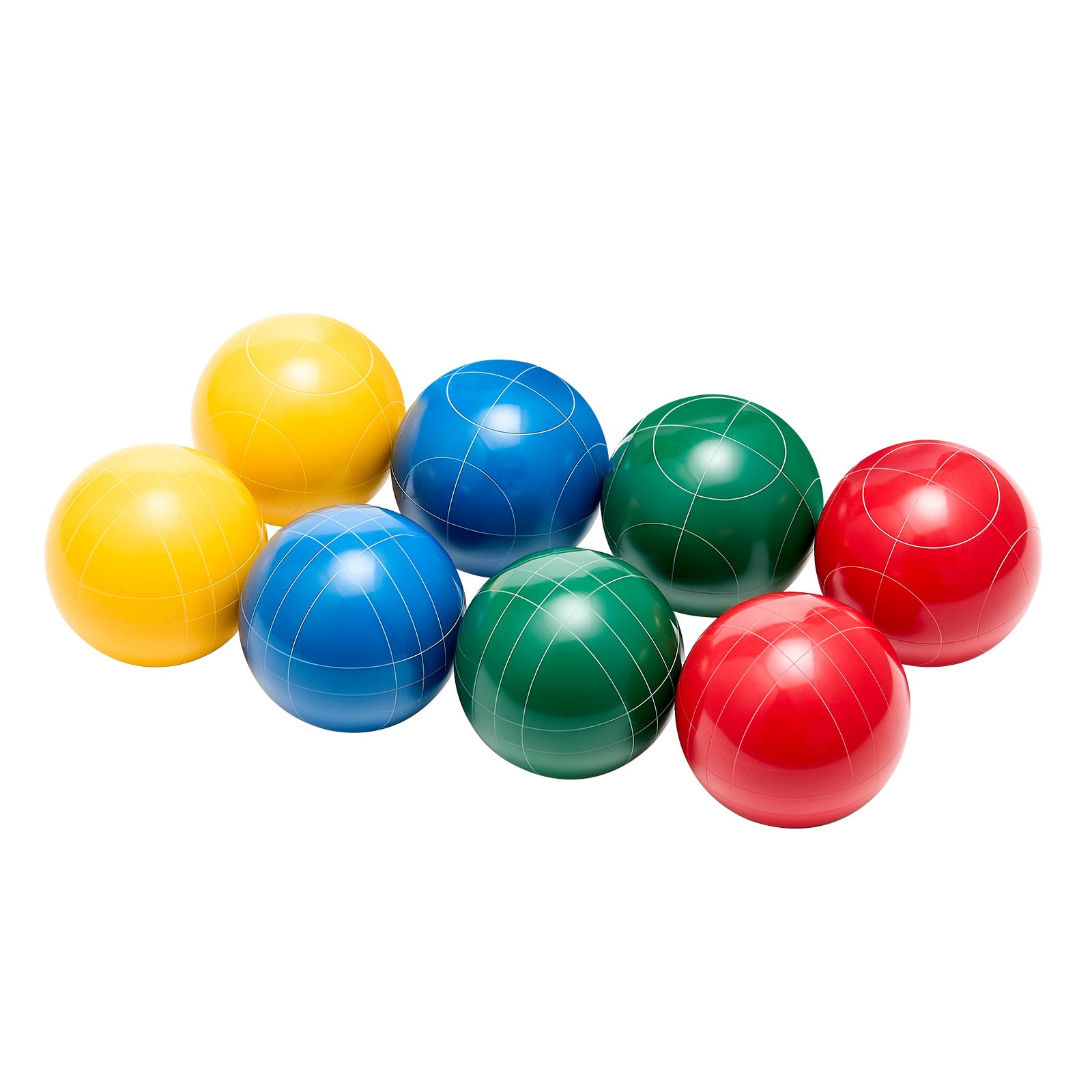 Bocce Ball Set Bocce Ball Game Set 90 mm 8 Resin Balls 4 Colors for Beach