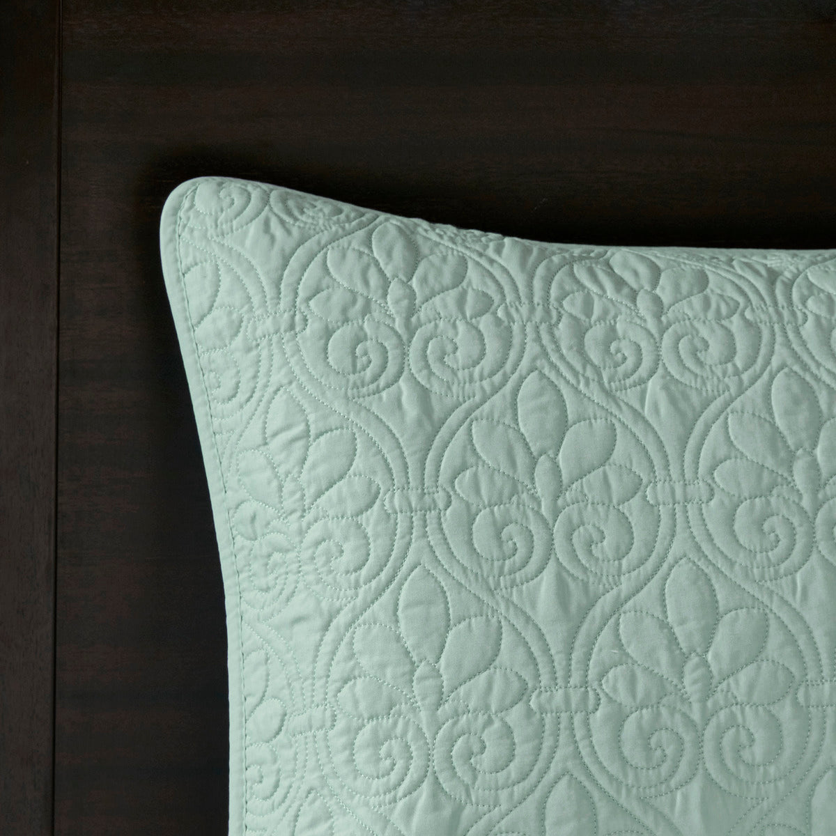 Reversible Quilt Set Seafoam King/Cal King