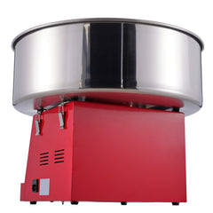 Electric Cotton Candy Machine, 1000W Candy Floss Maker, Commercial Cotton Candy Machine with Stainless Steel Bowl, and Sugar Scoop, Perfect for Home Kids Birthday, Family Party (Red)