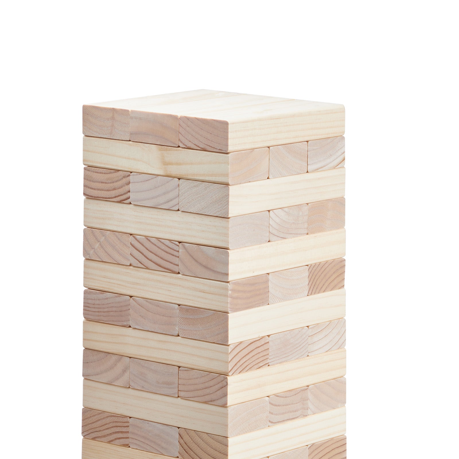Tumbling Timber Toy 60 Blocks Giant Tumble Tower Blocks Game Pine Wood Box