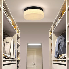12 Inch LED Ceiling Light, 24W Flush Mount Ceiling Light,Round Low Profile Ceiling Lights for Bedroom, Living Room, Dining Room(Black)