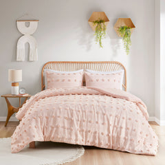King/Cal King Clip Jacquard Comforter Set
