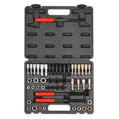 49PCS Thread Chaser Set UNC UNF Metric Thread Restorer Tool Rethreading