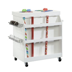 Traditional Craft Cart, White finish