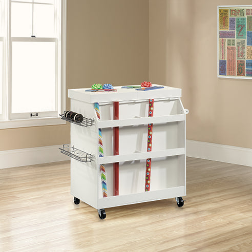 Traditional Craft Cart, White finish