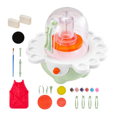 Mini Pottery Wheel Electric Clay Wheel for Kids 2 in and 3 in Turntables