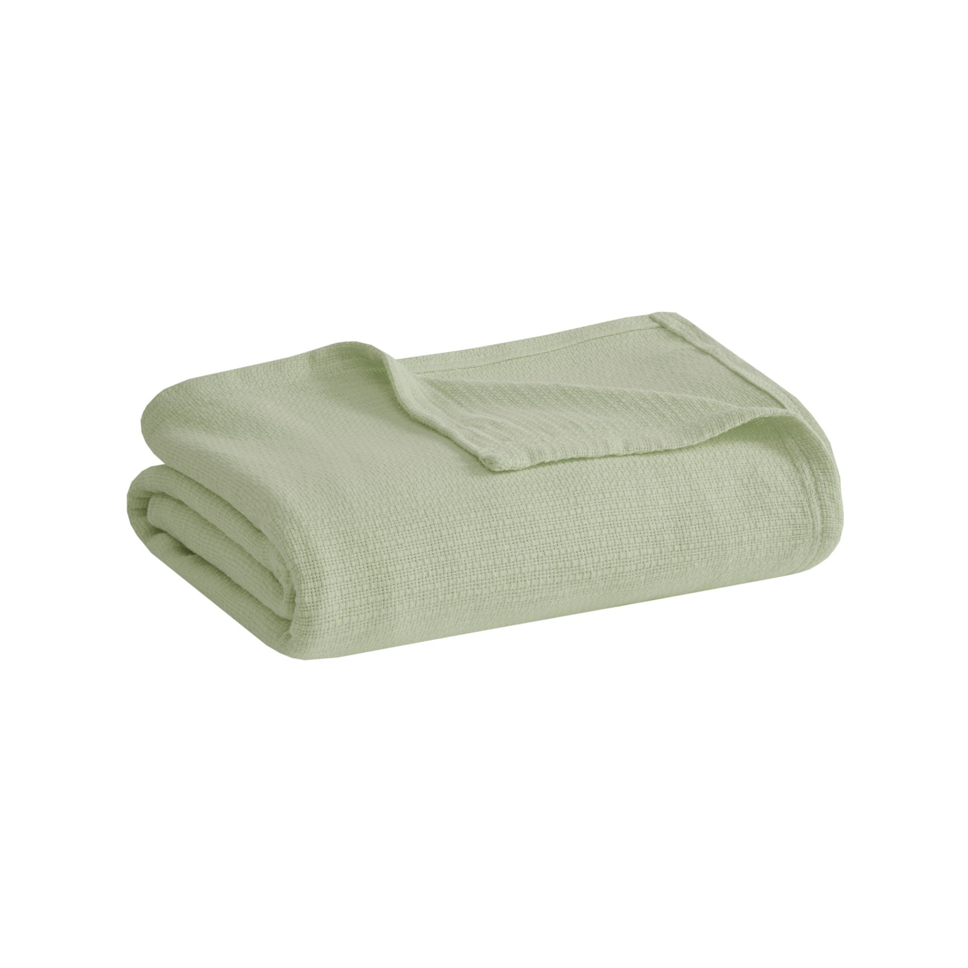 1 PCS Twin Cotton Blanket Green