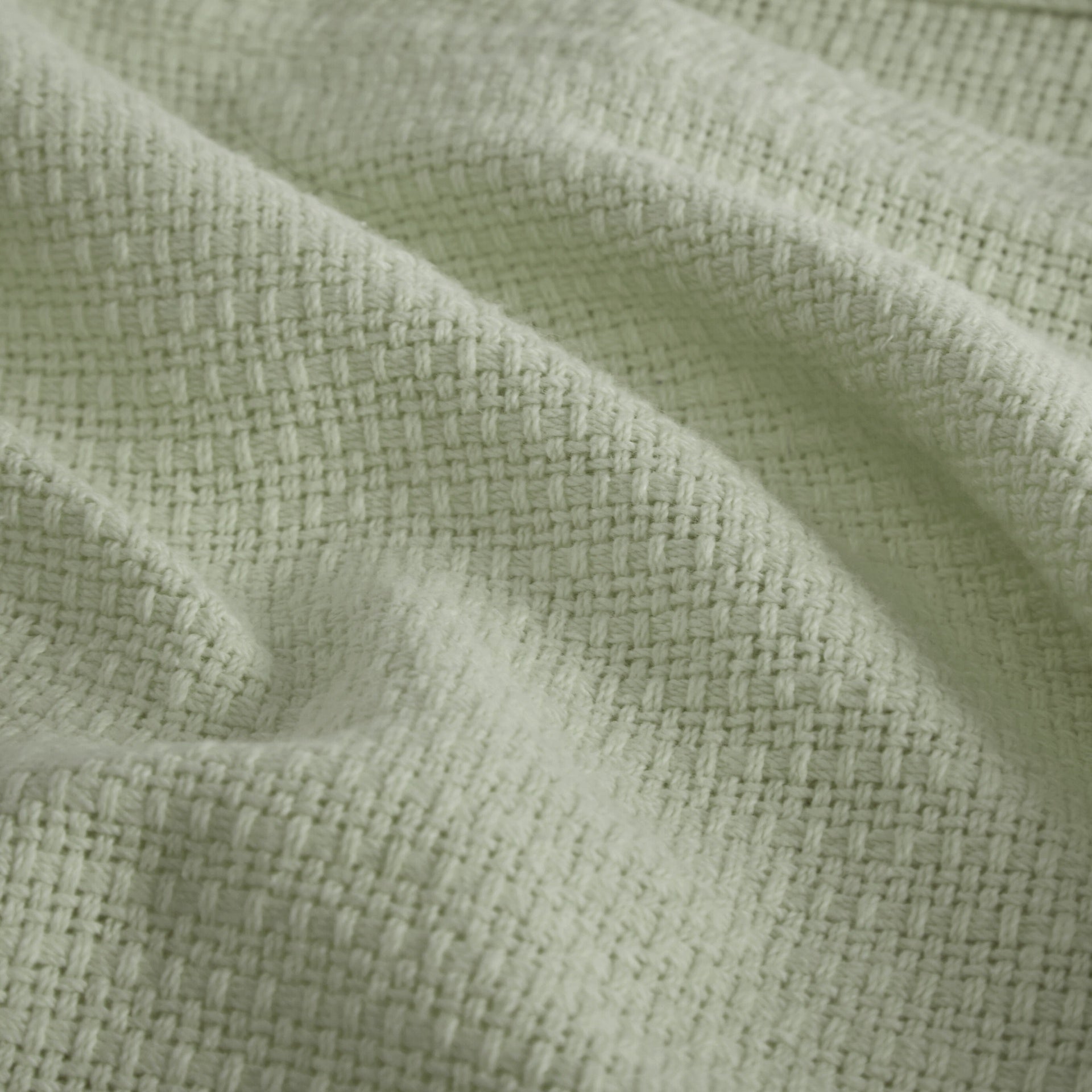 1 PCS Twin Cotton Blanket Green